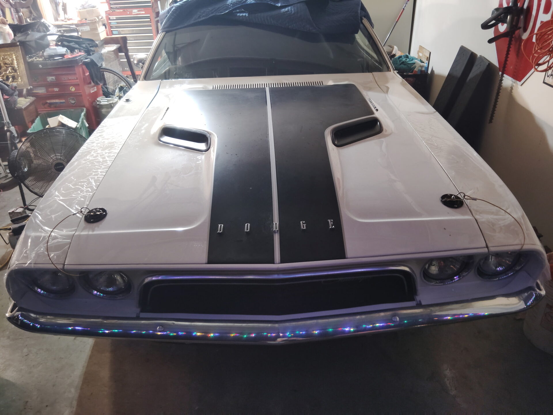 Dodge Challenger in primer