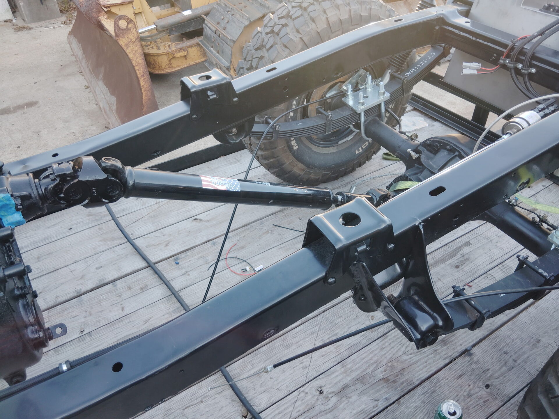 Chassis suspension components refinished