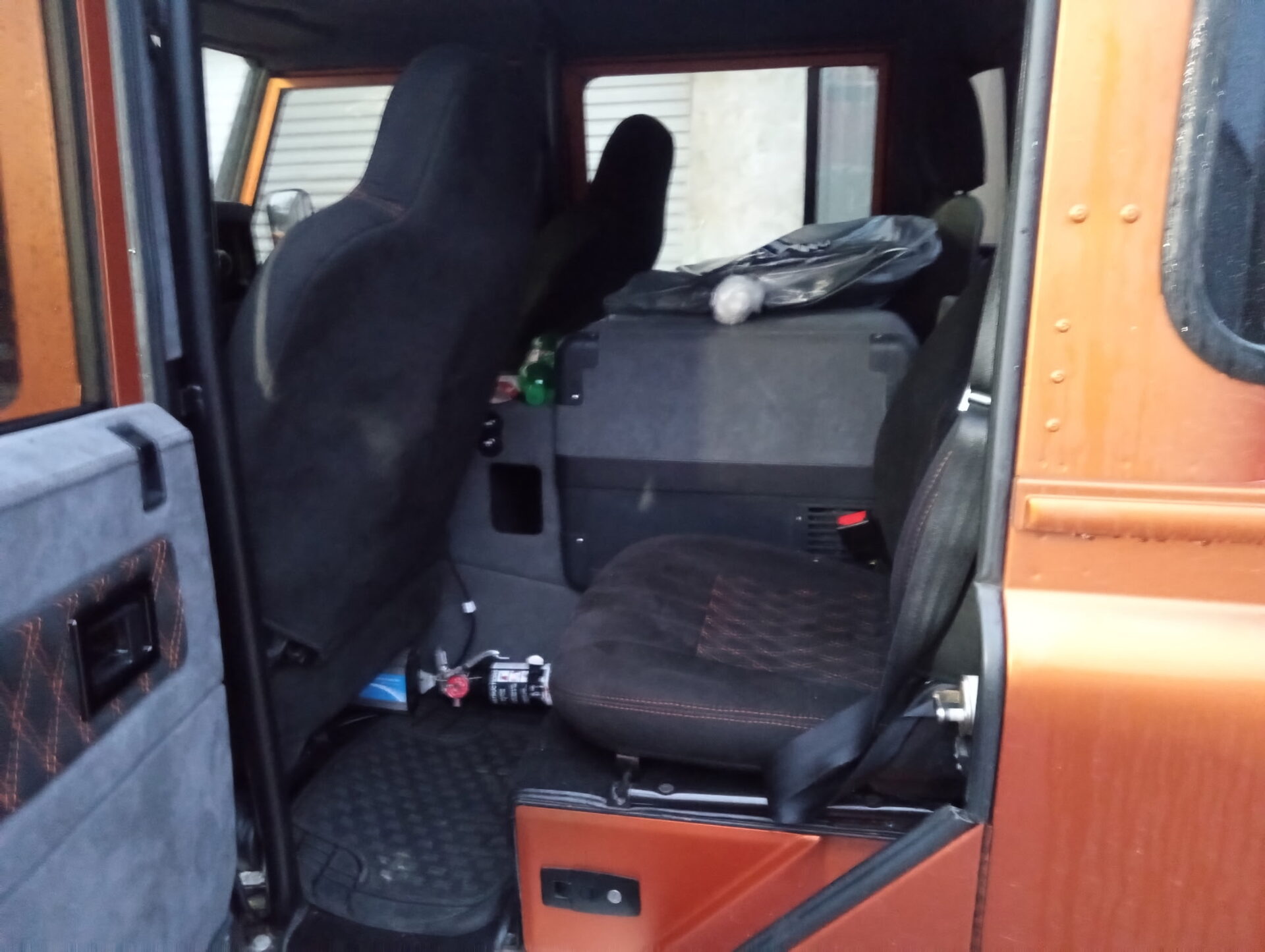 Custom Defender interior