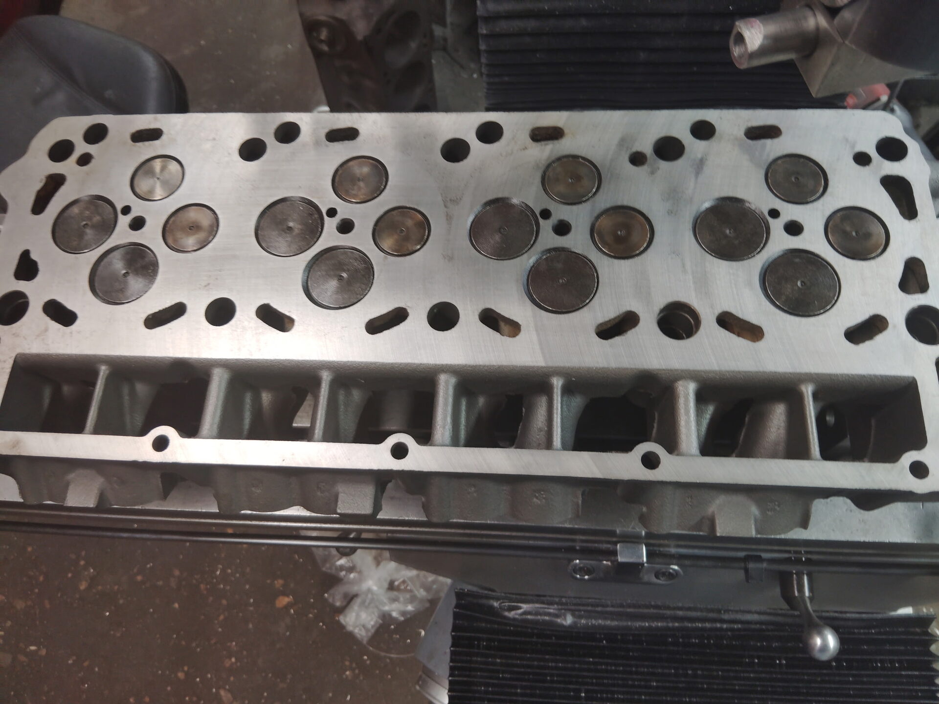 Machined cylinder head