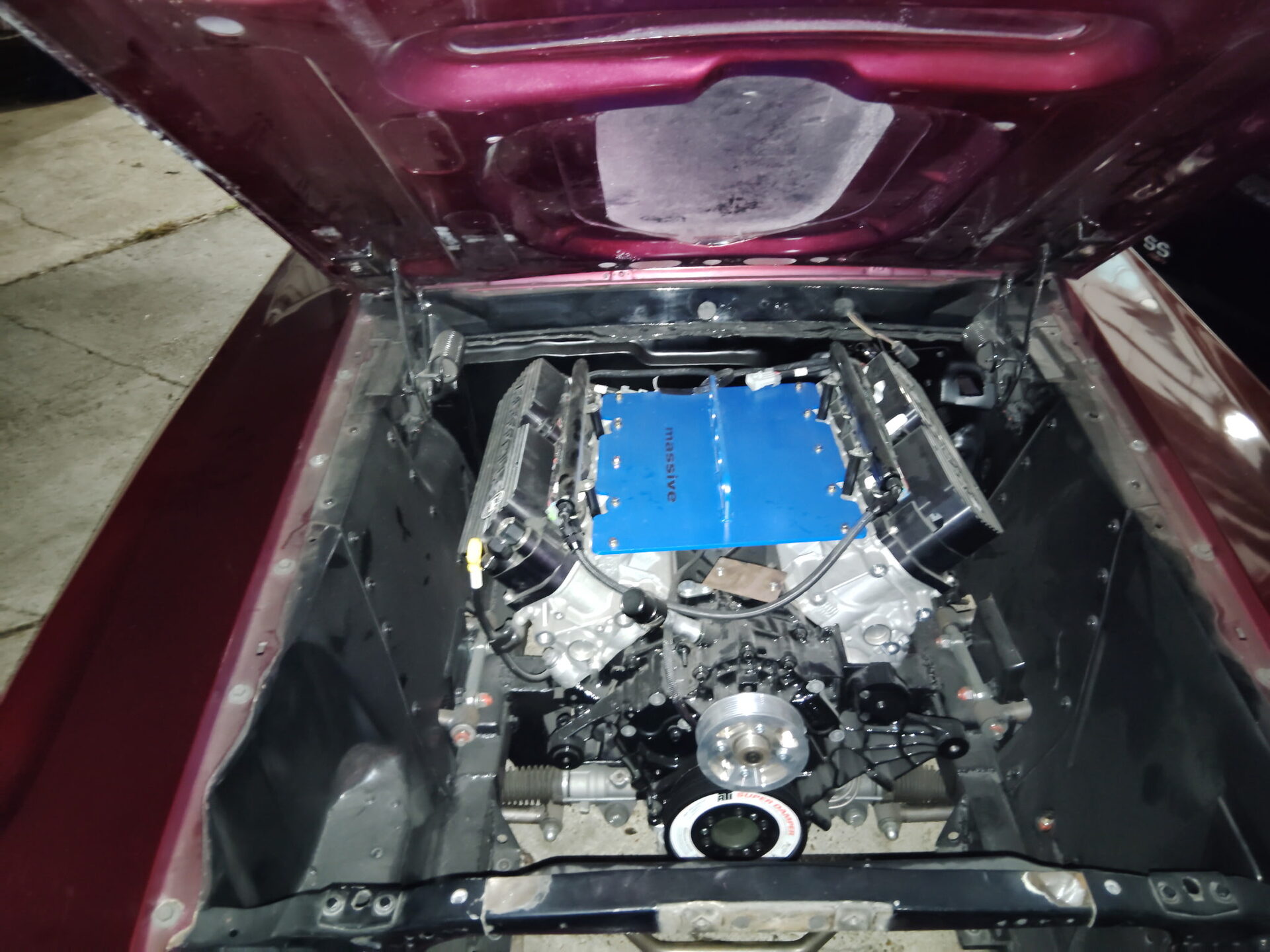 Mustang with a modern drivetrain swap